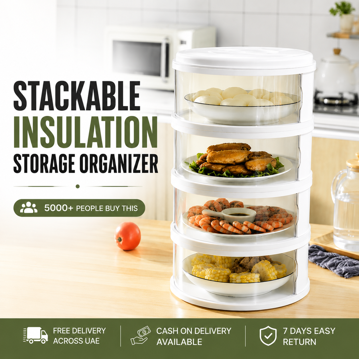 Stackable Insulation Storage Organizer