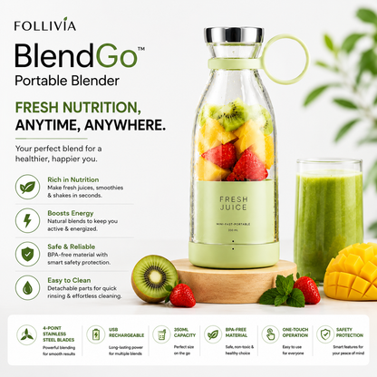Follivia BlendGo™ Portable Blender